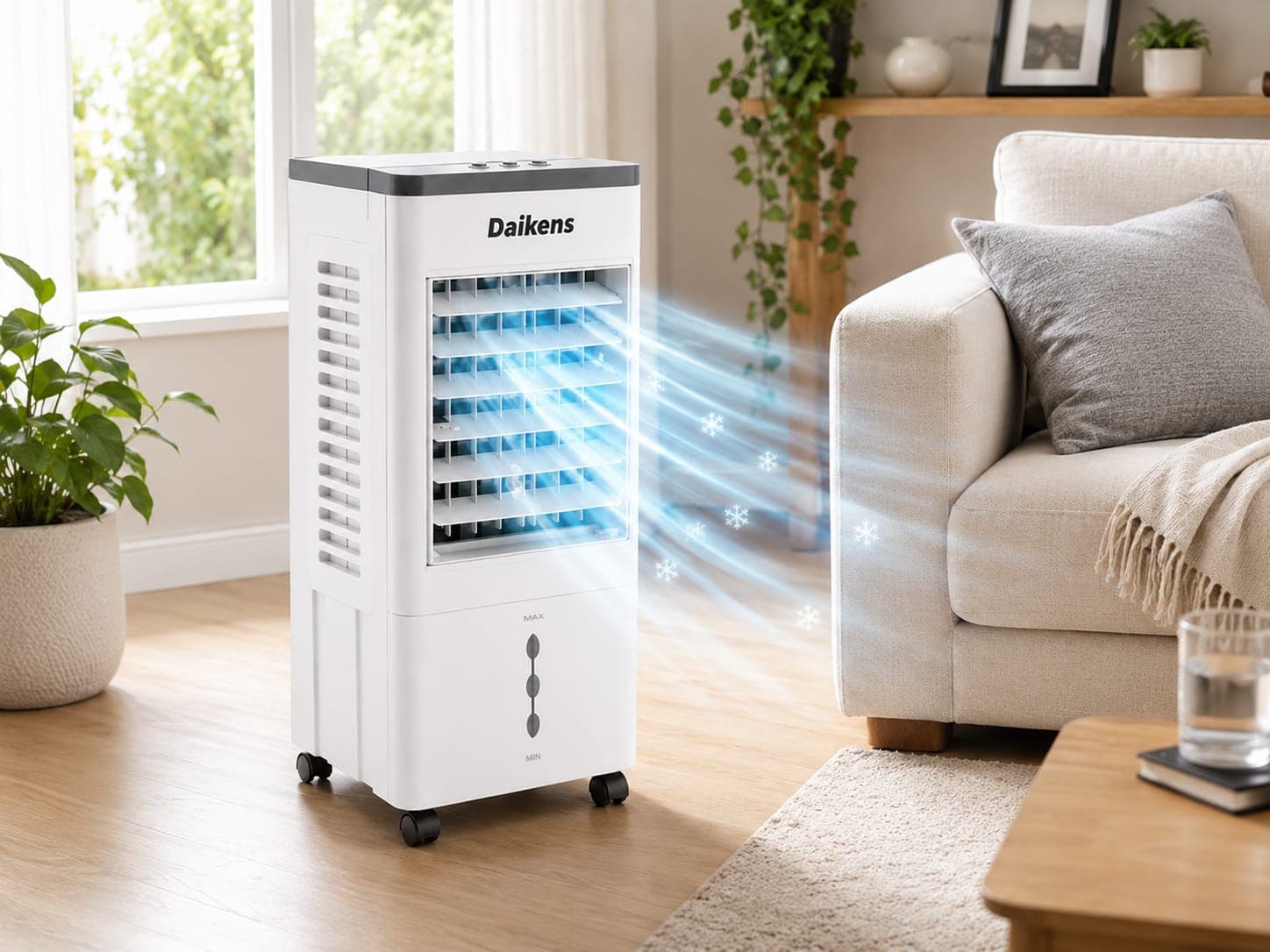 Підлоговий охолоджувач-зволожувач DKNS DH2025-01A 10л 3800W — фото 12