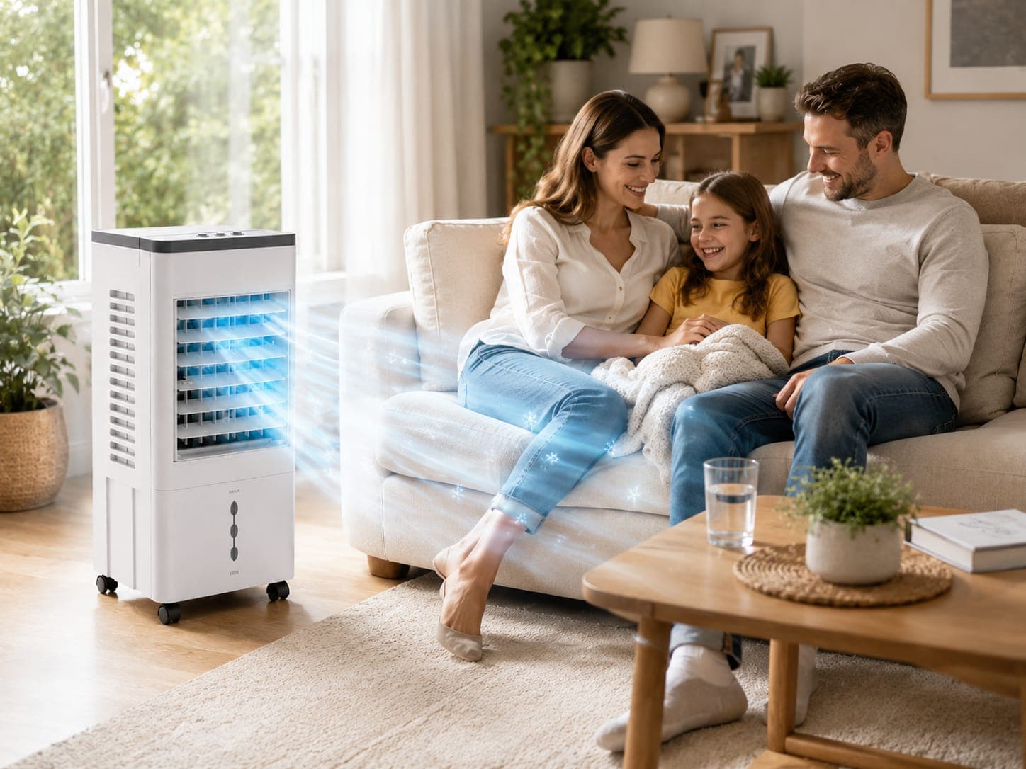 Підлоговий охолоджувач-зволожувач DKNS DH2025-01A 10л 3800W — фото 17