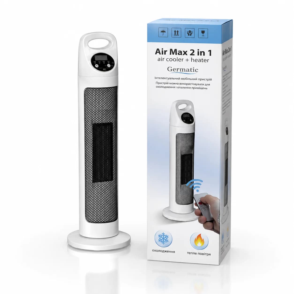 Кулер-тепловентилятор Germatic Air Max 2в1 BFX-768-1668 з пультом